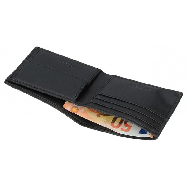 Portofel barbati, protectie RFID, Pepe Jeans Chief, negru, 11.5x8x1 cm