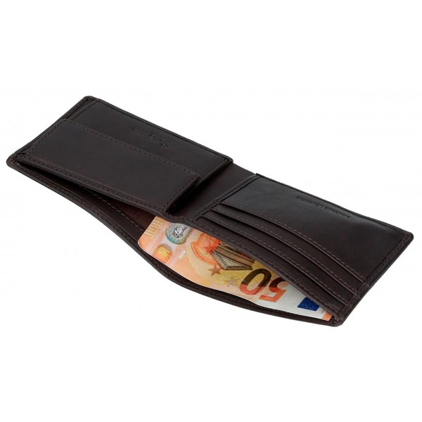 Portofel barbati, protectie RFID, Pepe Jeans Chief, maro inchis, 11.5x8x1 cm