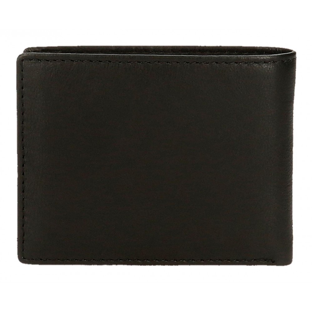 Portofel barbati, card holder, protectie RFID, Pepe Jeans Striking, negru, 11x8.5x1 cm
