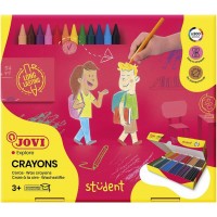 Creioane cerate Jovi, 12 culori, set 300 buc