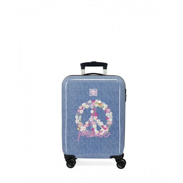 Troler cabina ABS Roll Road Peace, 38x55x20 cm