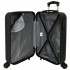 Troler cabina ABS, Roll Road Next Level, 4 roti, negru, 38x55x20 cm