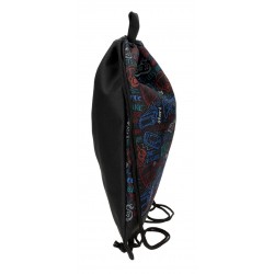 Sac sport baieti, Roll Road Next Level, negru, 32x42x10 cm