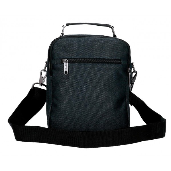 Geanta umar barbati, 2 compartimente Movom Trimmed, bleumarin, 20x25x12 cm