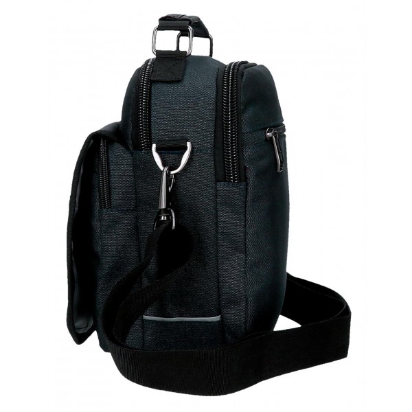 Geanta umar barbati, 2 compartimente Movom Trimmed, bleumarin, 20x25x12 cm