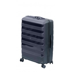 Troler mediu polipropilena, Davidts Roundtrip, bleumarin, 65x45x26 cm