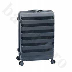 Troler mare polipropilena Davidts Roundtrip, negru, 74x55x29 cm