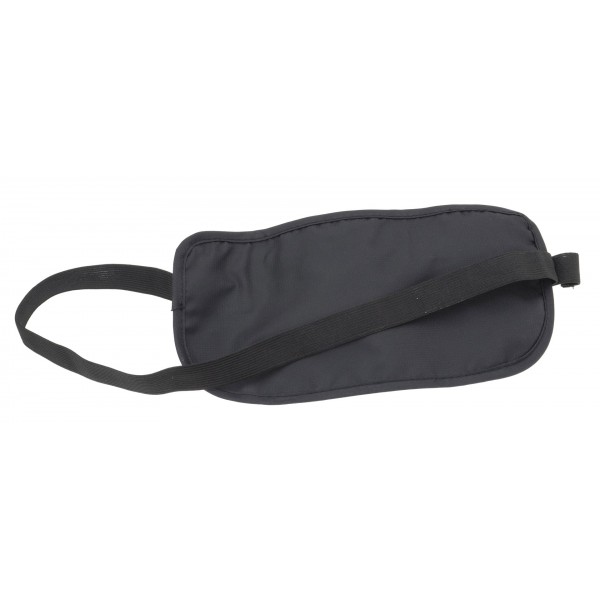 Borseta talie Davidts, protectie RFID, neagra, 26x13x0.5 cm