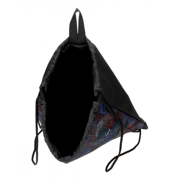 Sac sport baieti, Roll Road Next Level, negru, 32x42x10 cm