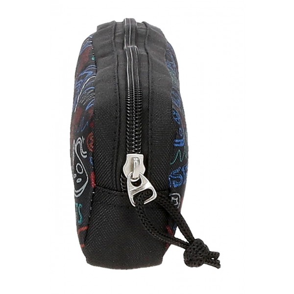 Penar scoala baieti, Roll Road Next Level, negru, 22x7x3 cm