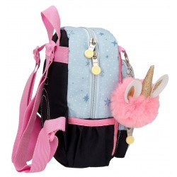 Rucsac fete, Enso Dreams Come True, multicolor, 19x23x8 cm