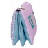 Portofel fete, Enso Cute Girl, 3 compartimente, lila, 14x10x5 cm