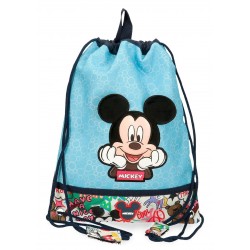 Sac scoala baieti, Disney Mickey Be Cool, multicolor, 27x34x10 cm
