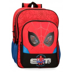 Ghiozdan scoala baieti, Marvel Spiderman Protector, 2 compartimente, multicolor, 30x40x13 cm