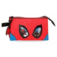 Penar baieti, Marvel Spiderman Protector, 3 compartimente, multicolor, 22x12x5 cm