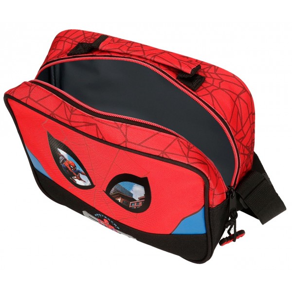 Geanta umar baieti, Marvel Spiderman Protector, adaptabila, multicolora, 23x20x9 cm