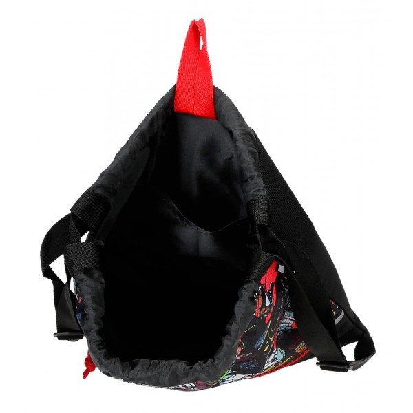 Sac sport baieti, Star Wars Galactic Team, buzunar frontal, multicolor, 35x46 cm