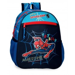 Ghiozdan clasa 0 baieti, Marvel Spiderman Totally awesome, multicolor, 27x33x11 cm