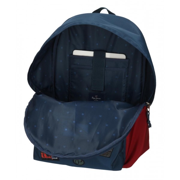 Rucsac baieti, compartiment tableta Pepe Jeans Chest, 31x44x15 cm