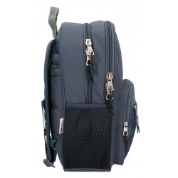 Rucsac baieti, Pepe Jeans Tom, 2 compartimente, albastru, 30x40x13 cm