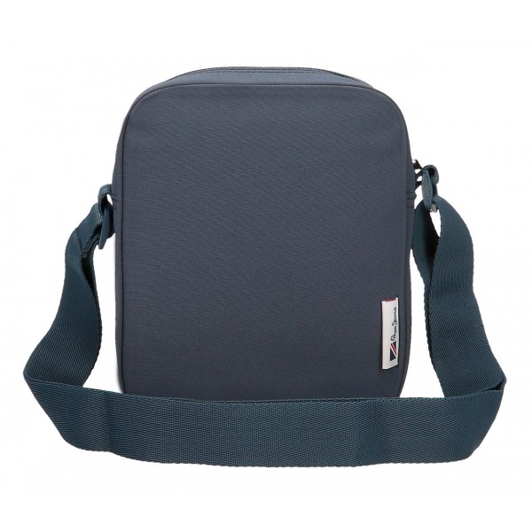 Geanta umar baieti, Pepe Jeans Tom, albastra, 17x21x7 cm