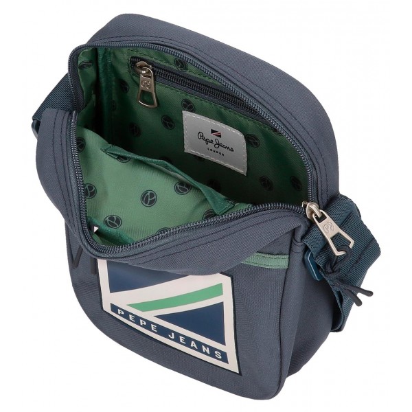 Geanta umar baieti, Pepe Jeans Tom, albastra, 17x21x7 cm