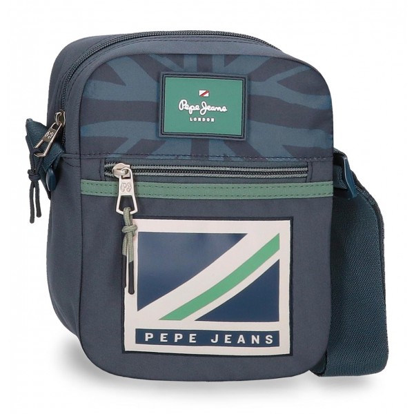 Geanta umar baieti, Pepe Jeans Tom, albastra, 17x21x7 cm