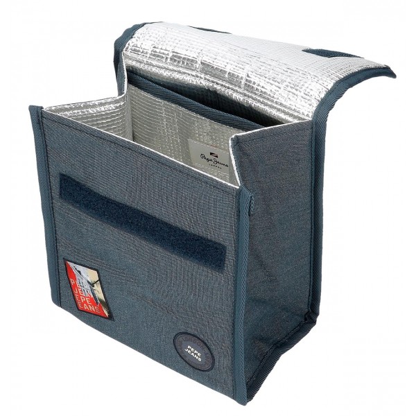 Geanta termica mancare, Pepe Jeans Kay, bleumarin, 20x23x14 cm