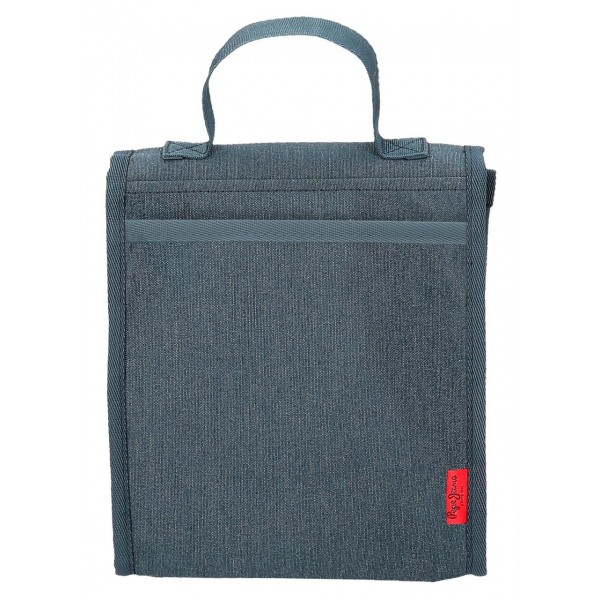 Geanta termica mancare, Pepe Jeans Kay, bleumarin, 20x23x14 cm