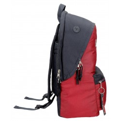 Rucsac adaptabil, Pepe Jeans Clark, 2 compartimente, buzunare laptop/tableta, rosu, 31x44x17.5 cm