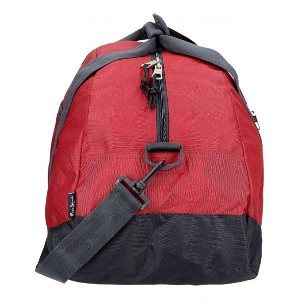 Geanta voiaj baieti, Pepe Jeans Clark, rosie, 50x27x20 cm