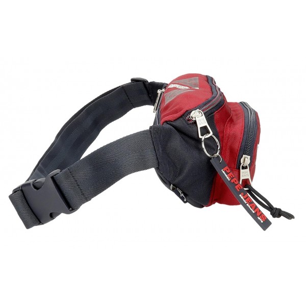 Borseta talie baieti, Pepe Jeans Clark, rosie, 35x13x5 cm