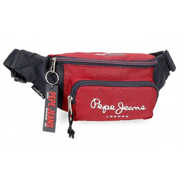 Borseta talie baieti, Pepe Jeans Clark, rosie, 35x13x5 cm