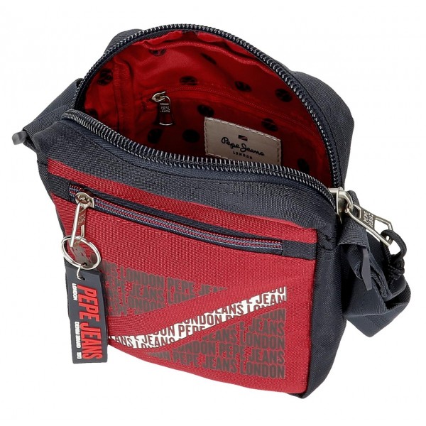 Geanta umar baieti, Pepe Jeans Clark, rosie, 17x21x7 cm