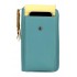 Geanta portofel, compartiment telefon, Pepe Jeans Bea, protectie RFID, albastru, 11x20x4 cm