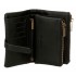 Portofel dama, Pepe Jeans Lena, protectie RFID, compartiment detasabil, negru, 14.5x9x2 cm