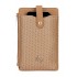 Geanta de telefon dama, Pepe Jeans Megan, cu portofel, protectie RFID, camel, 16.5x9.5x1 cm