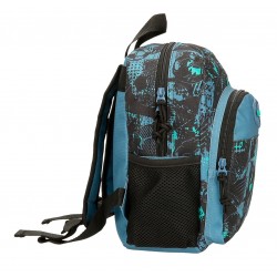 Rucsac baieti gradinita, Roll Road Soccer, multicolor, 23x28x10 cm