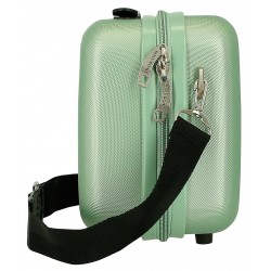 Geanta calatorie, Roll Road Camboya, ABS, adaptabila, verde, 21x29x15 cm