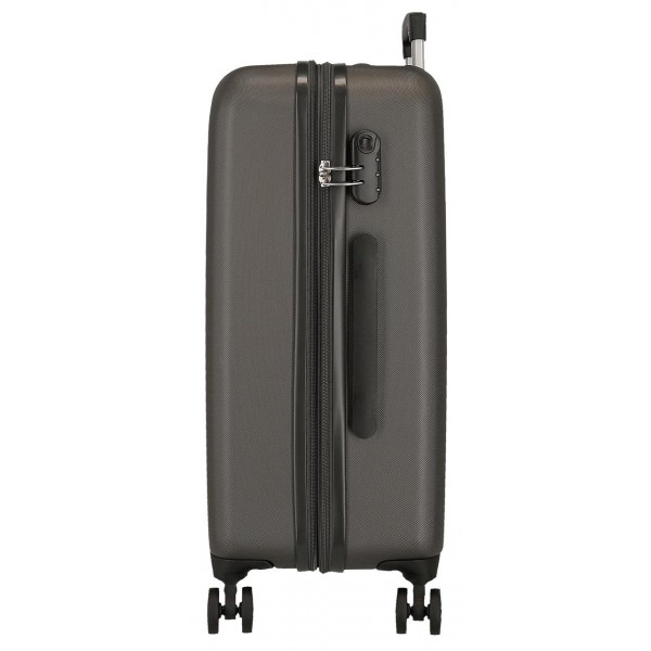 Troler mare Roll Road Camboya, ABS antracit, 53x78x31 cm
