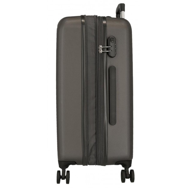 Troler mare Roll Road Camboya, ABS antracit, 53x78x31 cm
