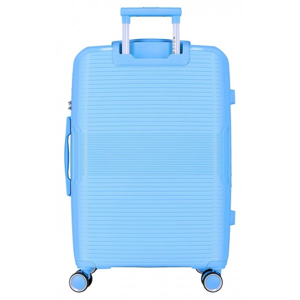 Troler mare polipropilena, Movom Inari, expandabil, albastru, 54x78x31 cm