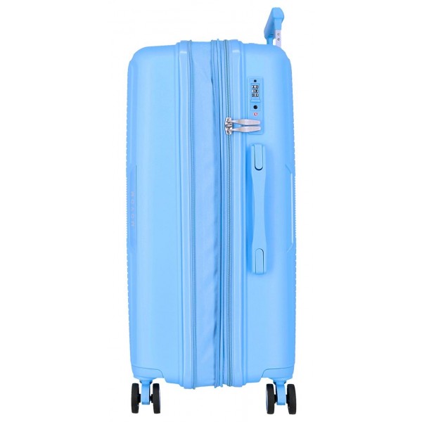 Troler mare polipropilena, Movom Inari, expandabil, albastru, 54x78x31 cm