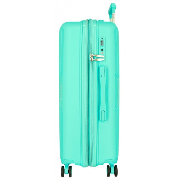 Troler mare polipropilena, Movom Inari, expandabil, turcoaz, 54x78x31 cm