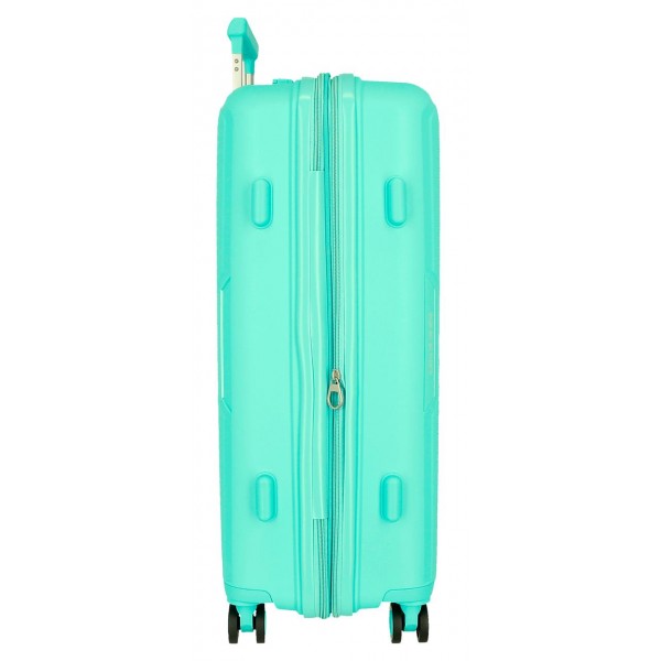 Troler mare polipropilena, Movom Inari, expandabil, turcoaz, 54x78x31 cm