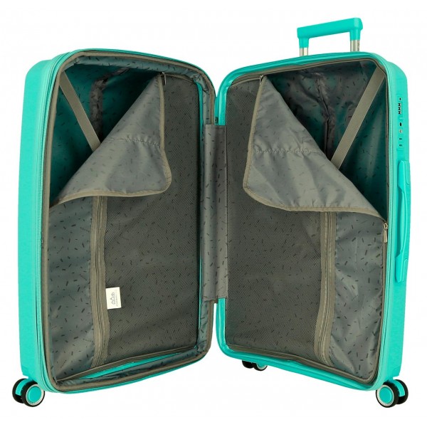 Troler mare polipropilena, Movom Inari, expandabil, turcoaz, 54x78x31 cm