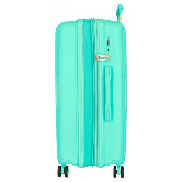 Troler mare polipropilena, Movom Inari, expandabil, turcoaz, 54x78x31 cm