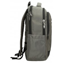 Rucsac business barbati, Movom Buster, 3 compartimente, buzunare laptop/tableta, gri, 31x44x15 cm