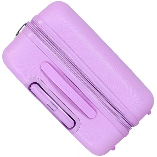 Troler mare, Movom Riga, ABS, expandabil, TSA, mov, 56x80x29 cm