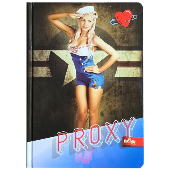 Notebook A5, 96 file, Lipa Mill Basic Collection, matematica